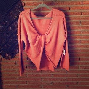 Urban Outfitters open twist back sweater